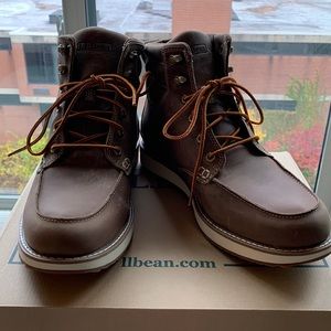 LLBean Stonington boot Moc Toe Men’s Size 11M Dark Cocoa